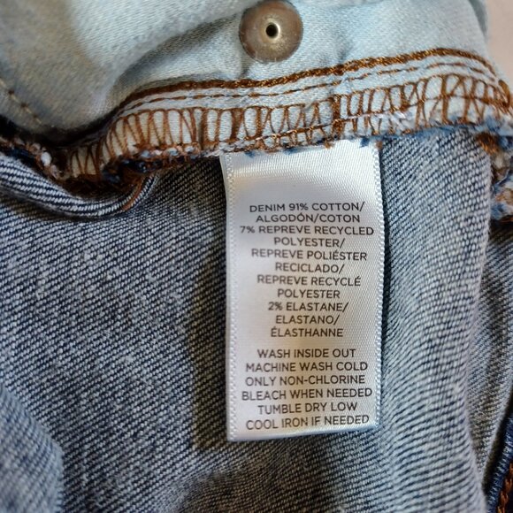 Loft Womens Skinny Jeans Dark Wash Highrise Ankle Length Stretch Size 32 Size 14 - Picture 11 of 14